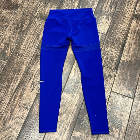 Alo Yoga large sapphire blue mesh leggings - Picture 6 of 6